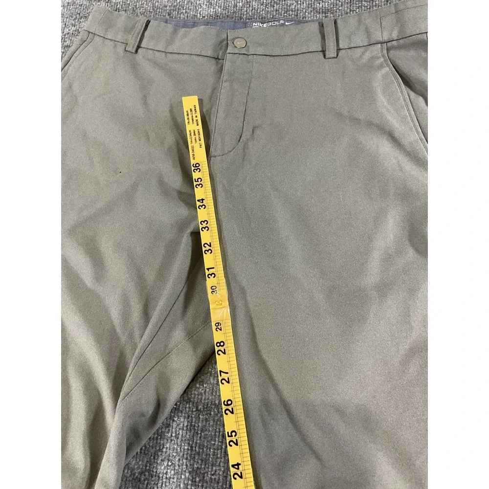 Nike Golf Dri Fit Pants Mens 34x34 Gray Modern Fit Performance Stretch Athletic